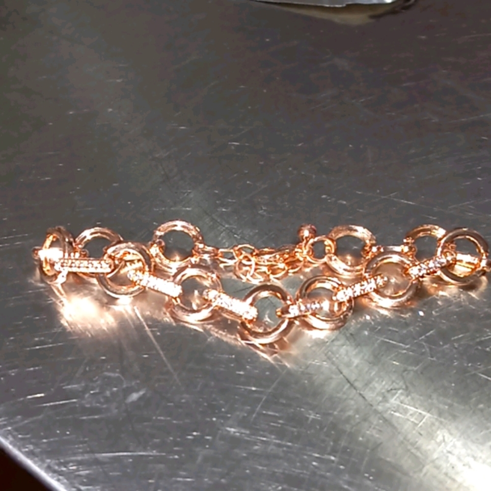 Diamond/gold bracelet